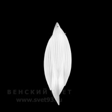 Бра 430/4A Chrome White Murano Glass IDL Италия  40W 64 см Хром Paradise