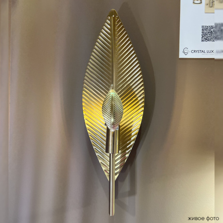 Бра Crystal Lux PALMA AP1 BRONZE фото 3