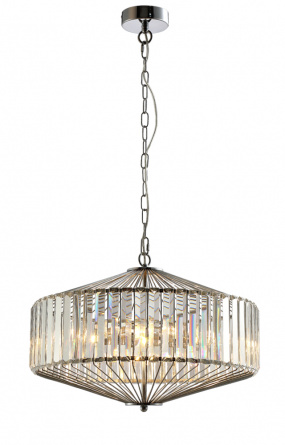 Люстра Crystal Lux FIESTA SP5 CHROME/TRANSPARENTE фото 4