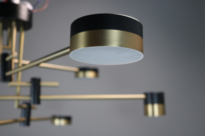 Люстра ZORTES LUNAR ZRS.1805.08 Мощность-80Вт Тип лампы: Встроенный  Встроенный LED фото 4