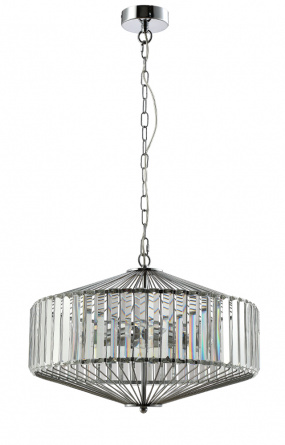 Люстра Crystal Lux FIESTA SP5 CHROME/TRANSPARENTE фото 1